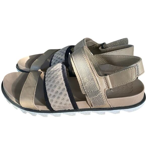 SOREL "Roaming Decon" Women’s Sandal/Shoe, Sling back, Taupe/Black, Size 8.5, - Picture 4 of 7